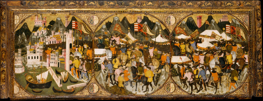 La Conquête de Naples par Charles de Durazzo - Master of Charles of Durazzo