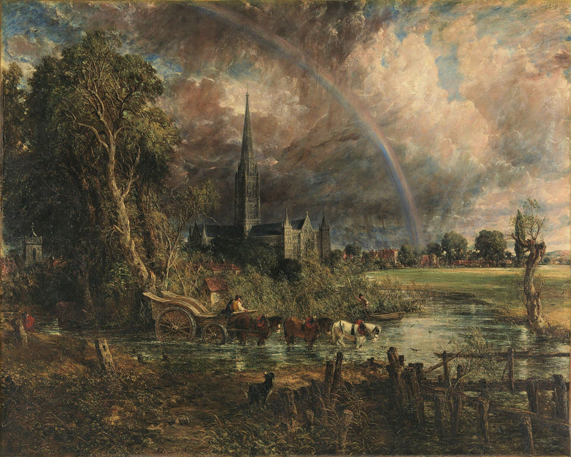 Salisbury Cathedral from the Meadows - John Constable