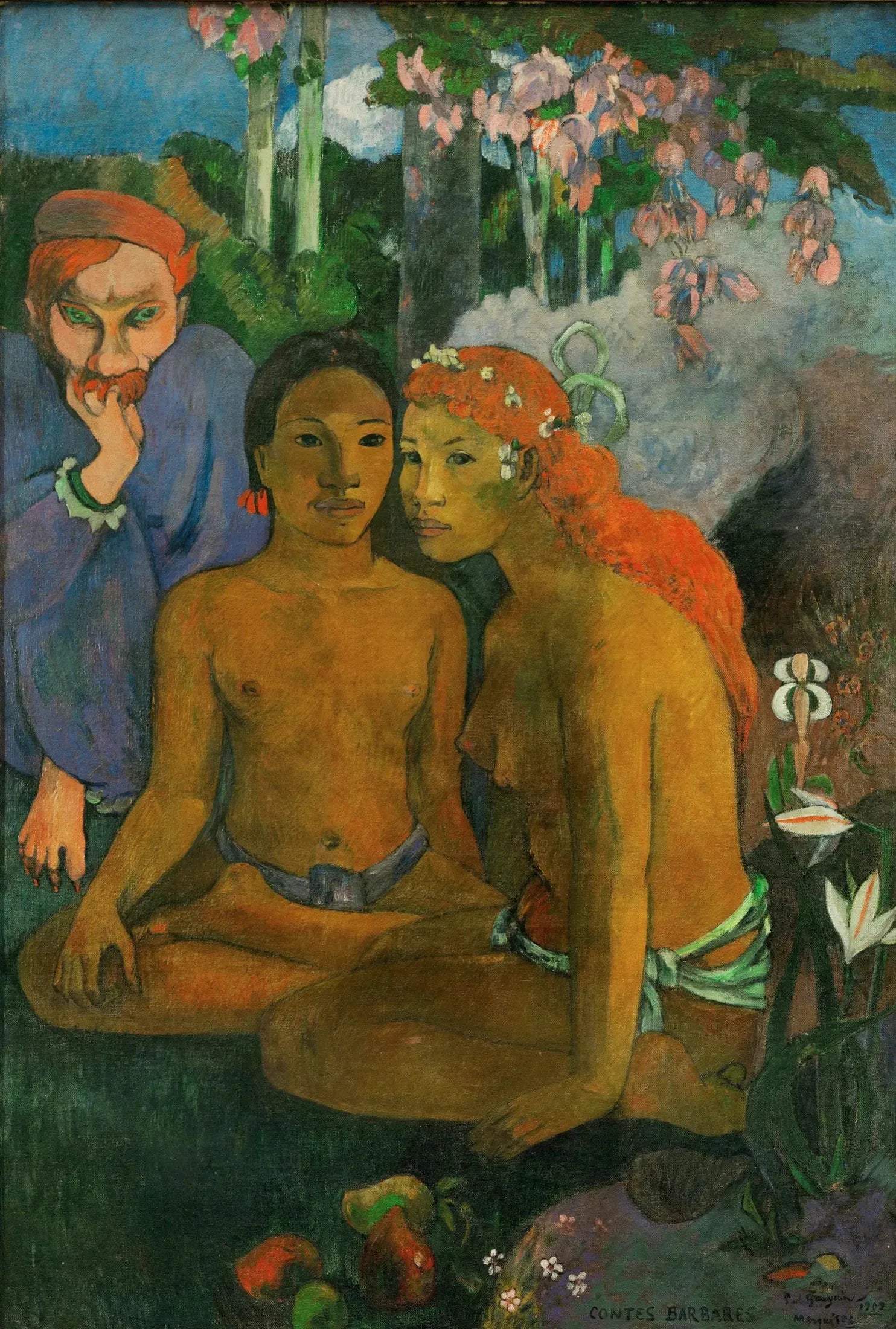 Contes barbares - Paul Gauguin image 1 reproduction d’œuvre d’art à l’huile
