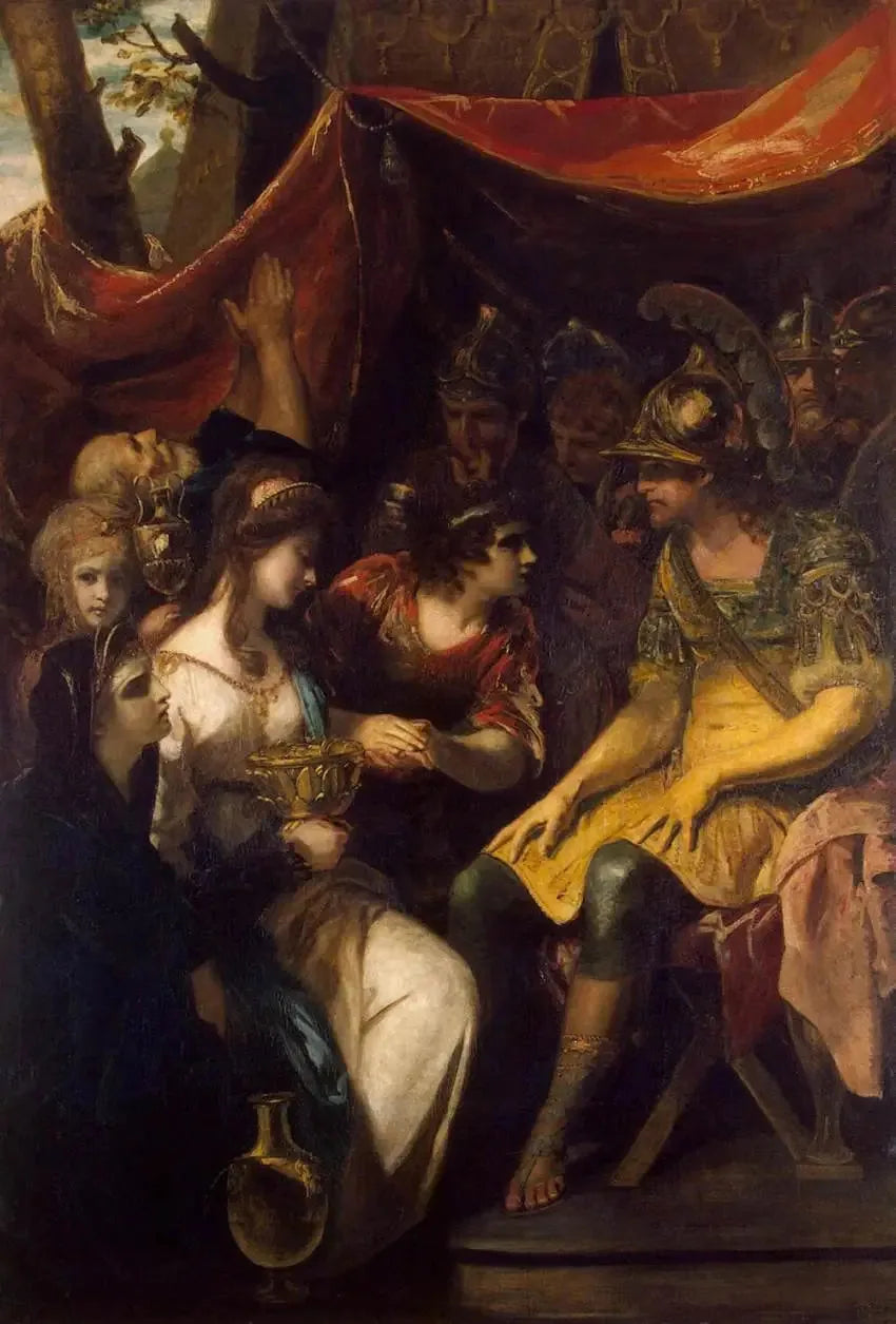 Continence de Scipion - Joshua Reynolds image 1 reproduction de peinture à l’huile