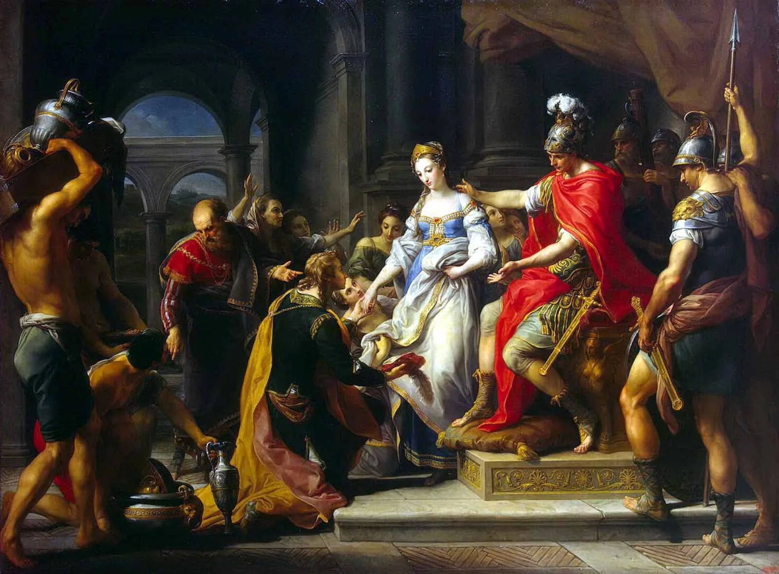 Continence de Scipion - Pompeo Batoni image 1 reproduction artisanale de tableau