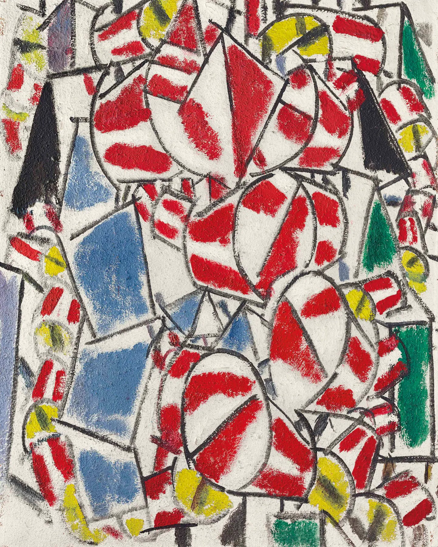 Contraste de formes - Fernand Léger image 1 copie de tableau peinte à la main