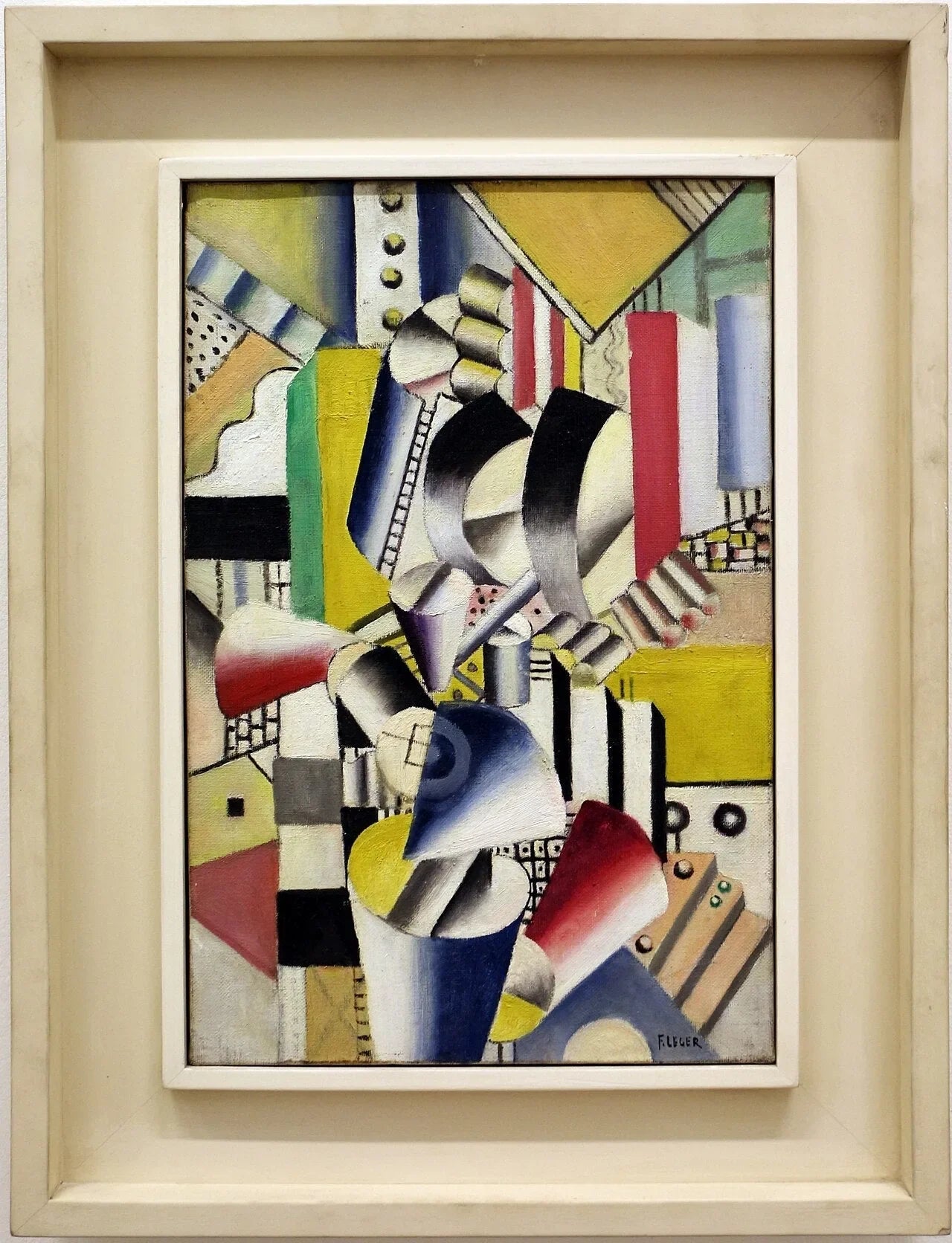 Contrastes de formes - Fernand Léger image 1 copie peinte à la main à l’huile