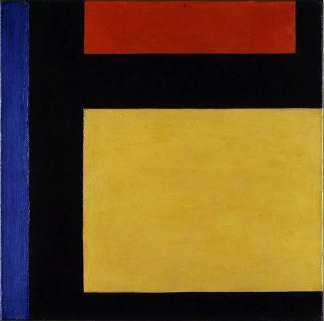 Contre-composite X - Theo van Doesburg image 1 copie de tableau peinte à la main