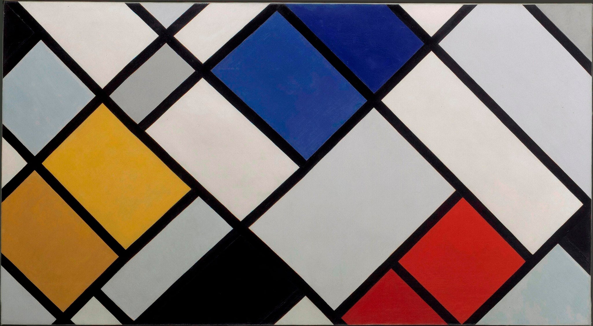 Contre-composition de dissonances XVI - Theo van Doesburg image 1 reproduction artisanale de tableau