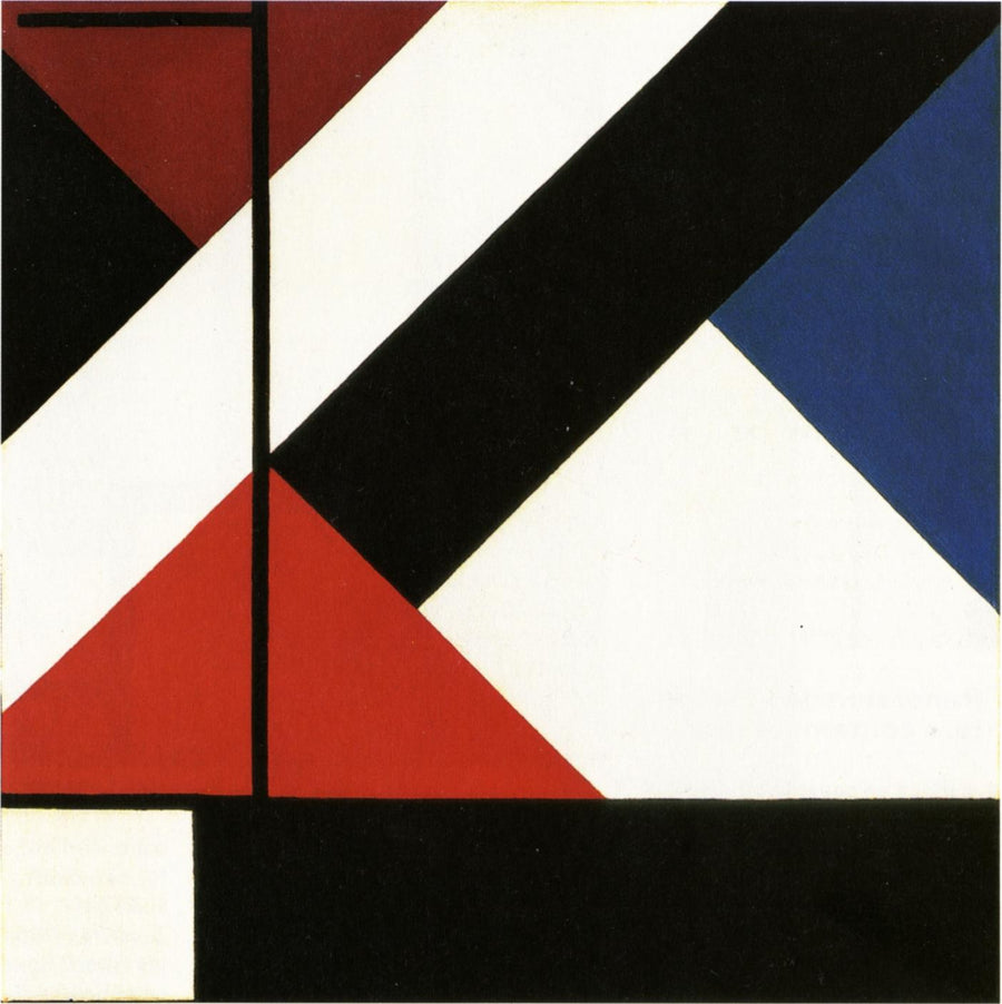 Contre-composition simultanée - Theo van Doesburg image 1 copie peinte à la main à l’huile