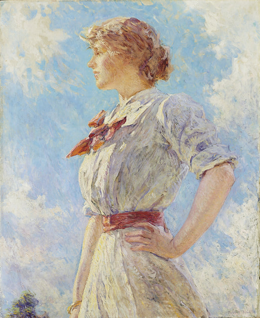 Contre le ciel - Robert Lewis Reid image 1 copie peinte à la main à l’huile