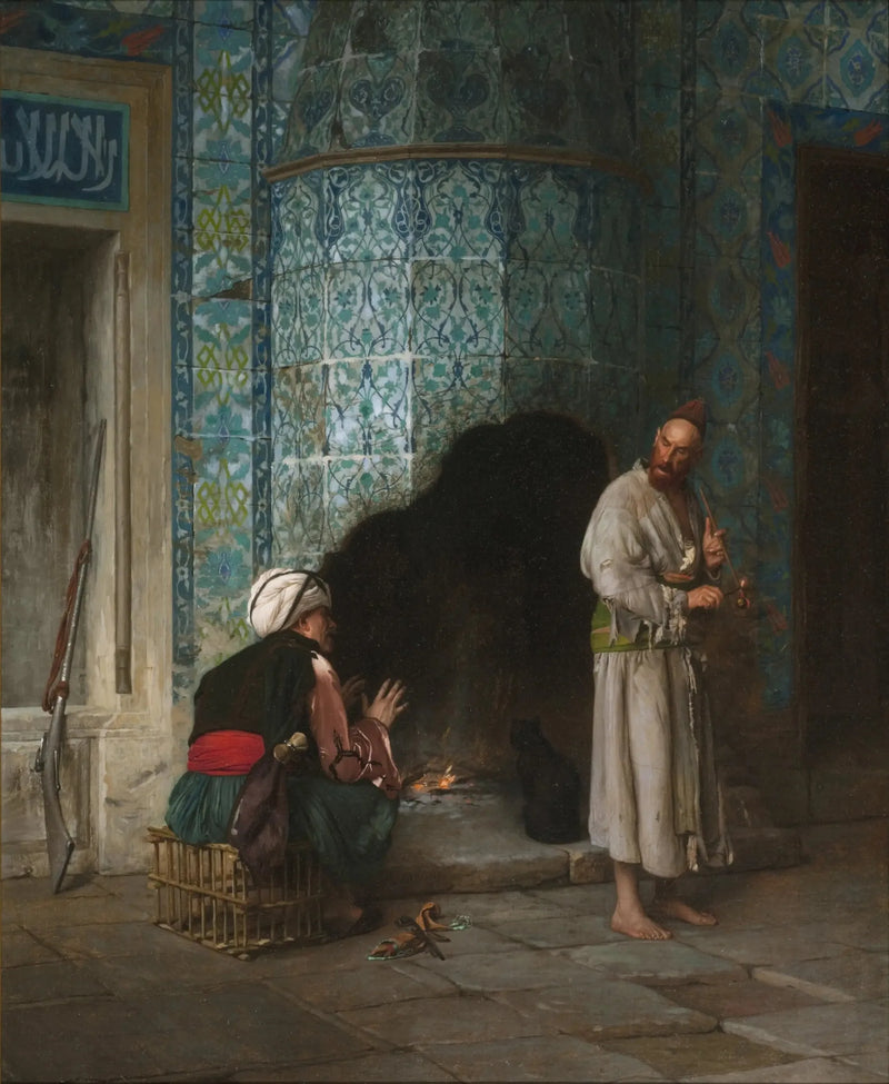Conversation au coin du feu - Jean-Léon Gérôme