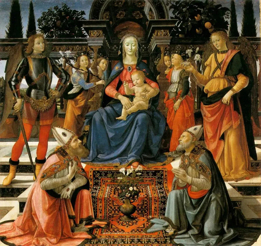 Conversation sacrée des Ingesuati - Domenico Ghirlandaio