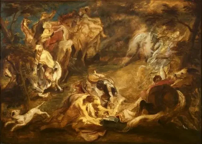 Conversion de saint Paul - Peter Paul Rubens image 1 copie de tableau peinte à la main