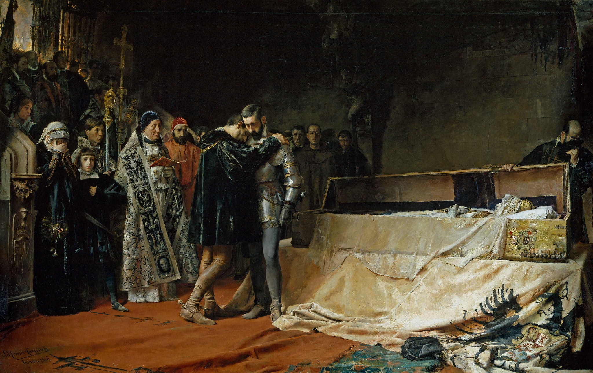 La conversion du duc de Gandía - José Moreno Carbonero