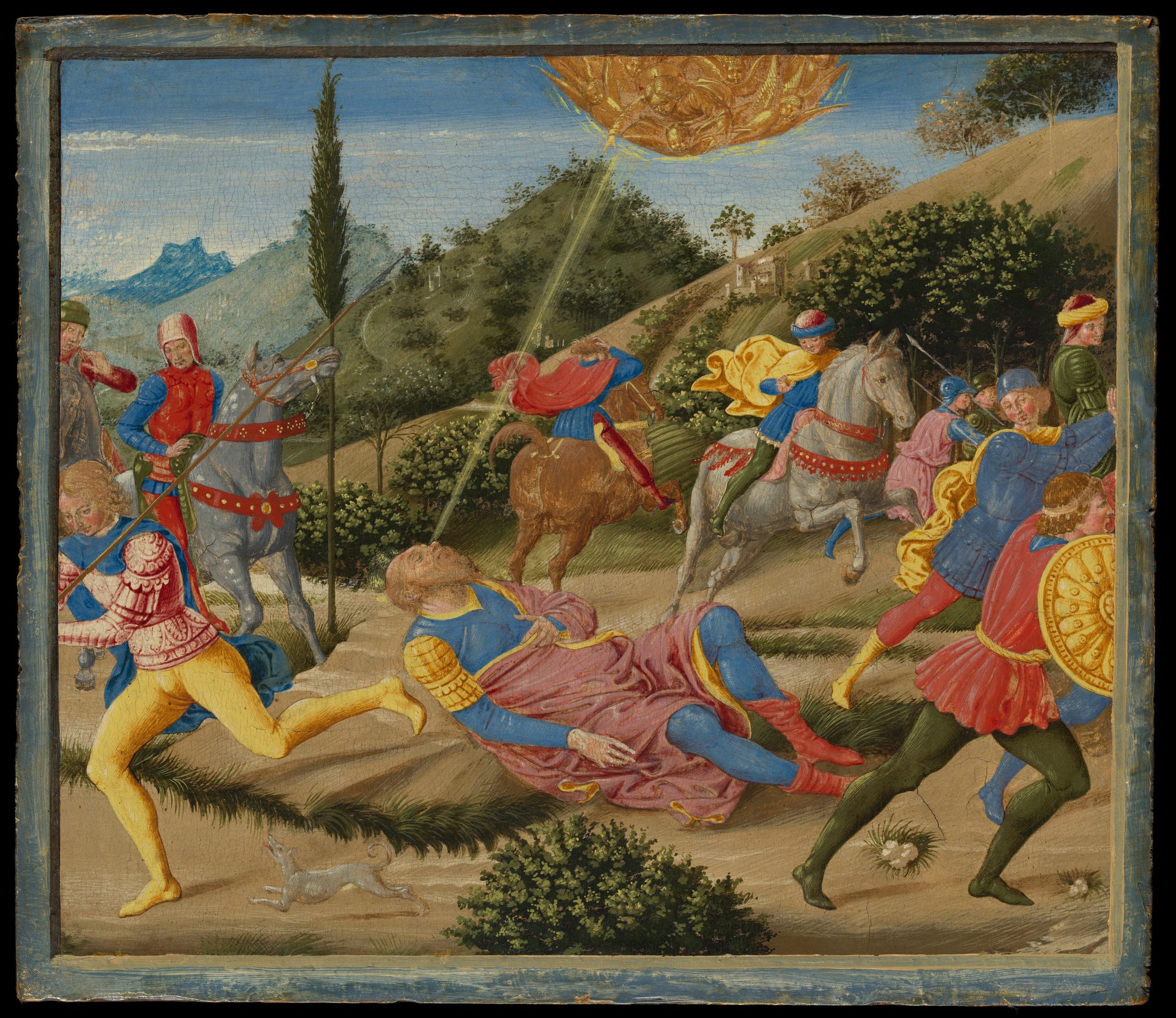 La Conversion de saint Paul - Benozzo Gozzoli (Benozzo di Lese di Sandro)