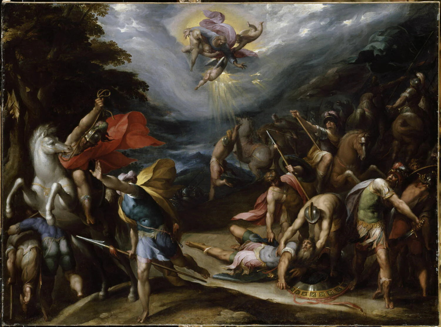 La Conversion de saint Paul sur le chemin de Damas - Jan Speckaert