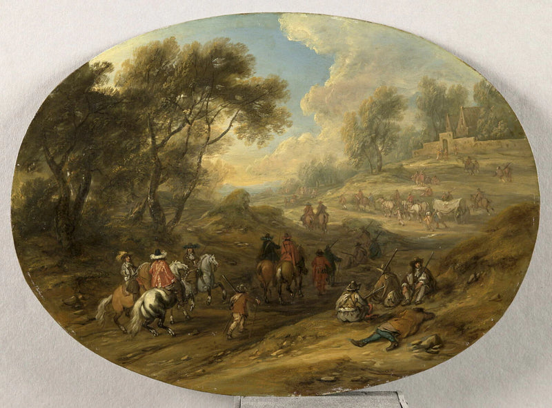 Convoi militaire - Adam Frans Van der Meulen