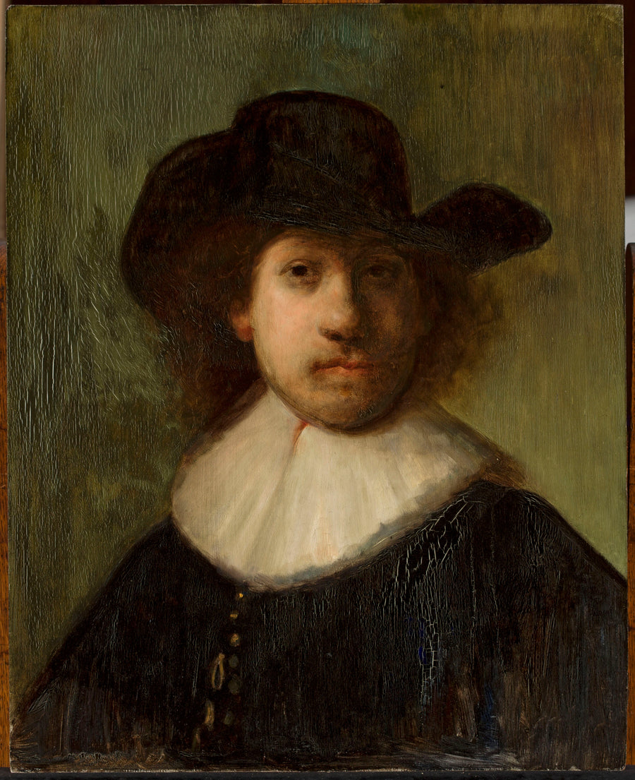 Autoportrait de Rembrandt – copie du XXe siècle d’après Rembrandt