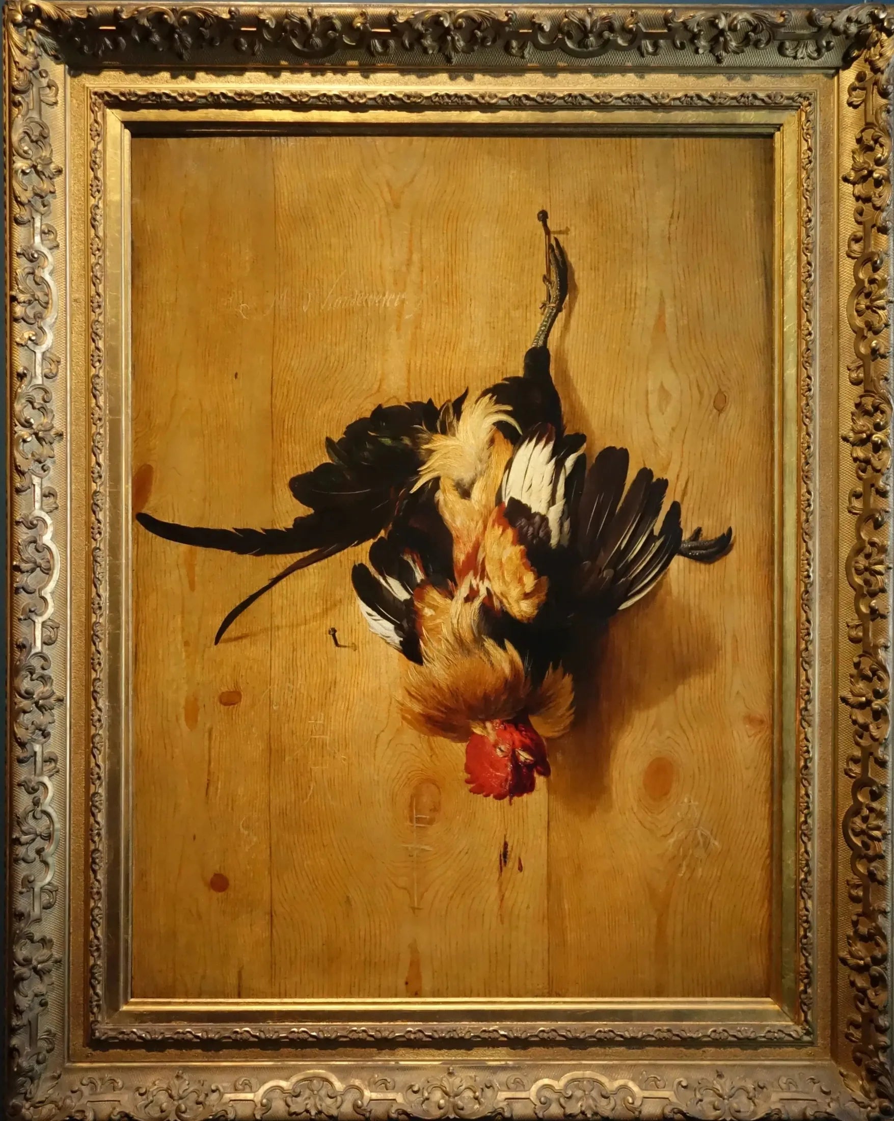 Coq mort - Melchior de Hondecoeter image 1 reproduction réalisée par Alpha Reproduction