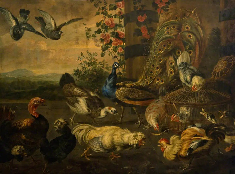 Coqs de combat - Melchior de Hondecoeter
