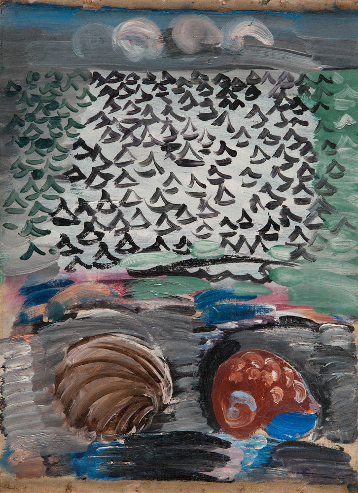 Coquillages au bord de la mer - Raoul Dufy image 1 tableau peint à l’huile sur toile