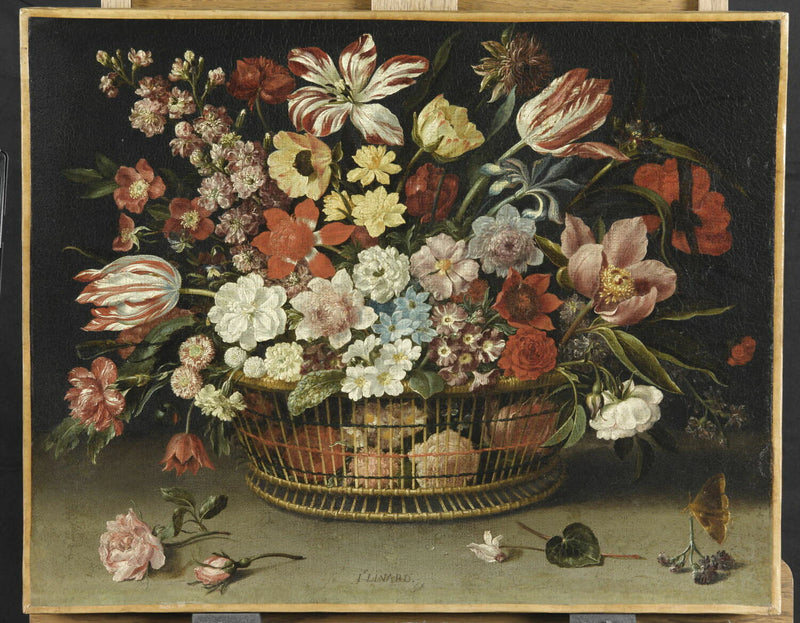 Corbeille de fleurs - Jacques Linard