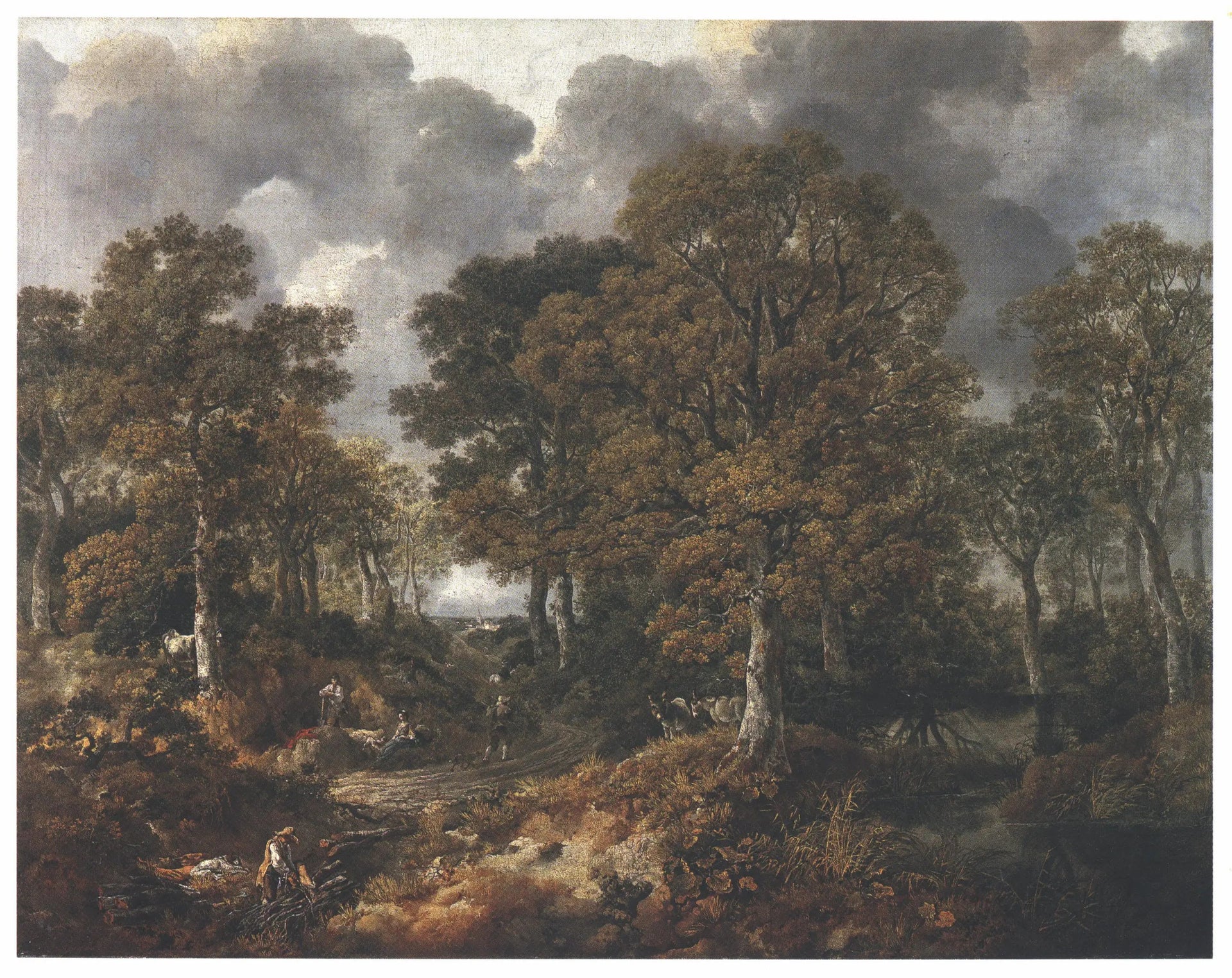 Cornard Wood, près de Sudbury, Suffolk - Thomas Gainsborough image 1 reproduction réalisée par Alpha Reproduction