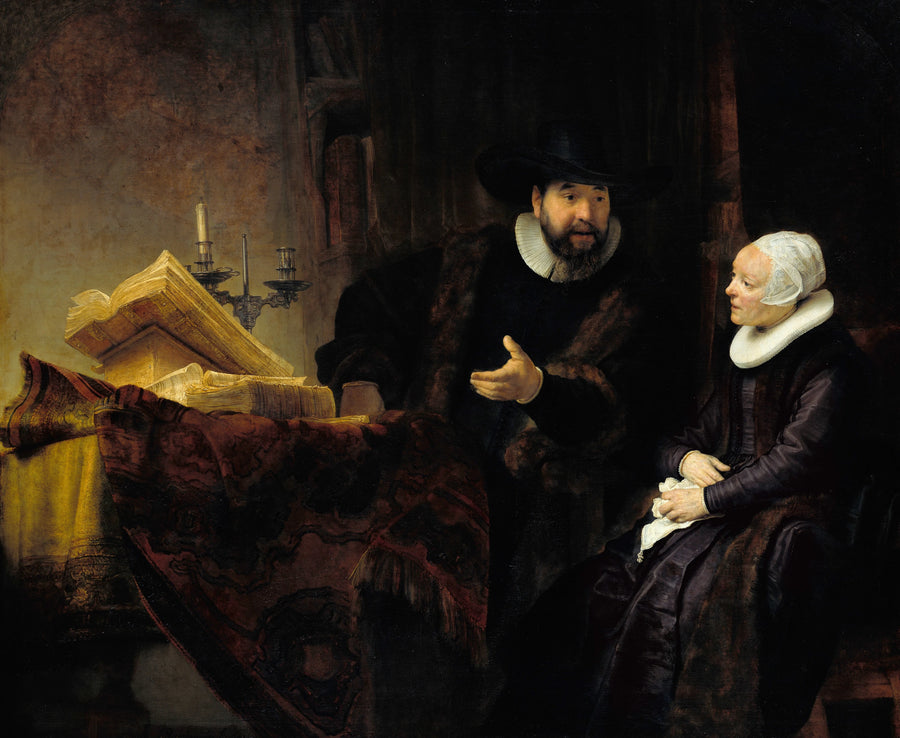 Cornelis Claesz. Anslo et Aeltje Schouten – Rembrandt, 1641