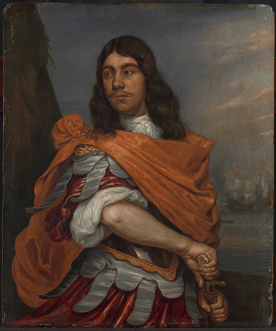 Cornelis Tromp (1629-91). Lieutenant-amiral, en costume romain - Abraham van Westerveld