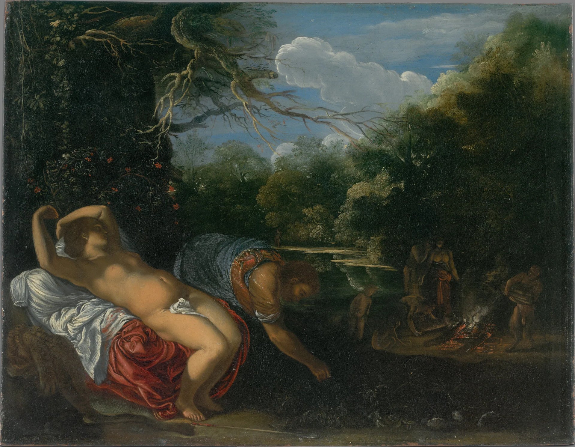 Coronis et Apollon - Adam Elsheimer image 1 reproduction d’œuvre d’art à l’huile