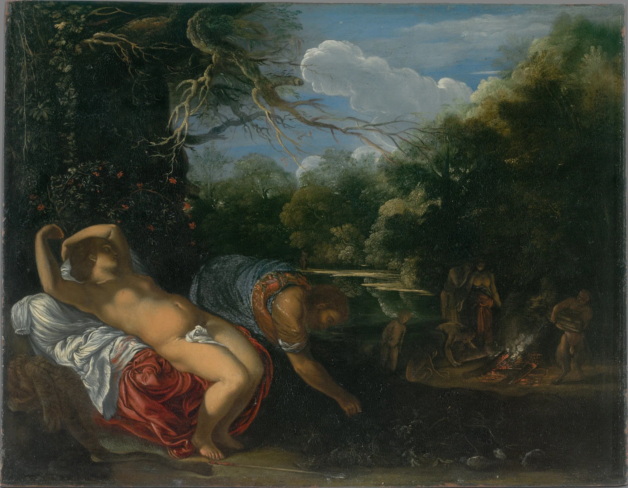 Coronis et Apollon - Adam Elsheimer image 1 reproduction d’œuvre d’art à l’huile