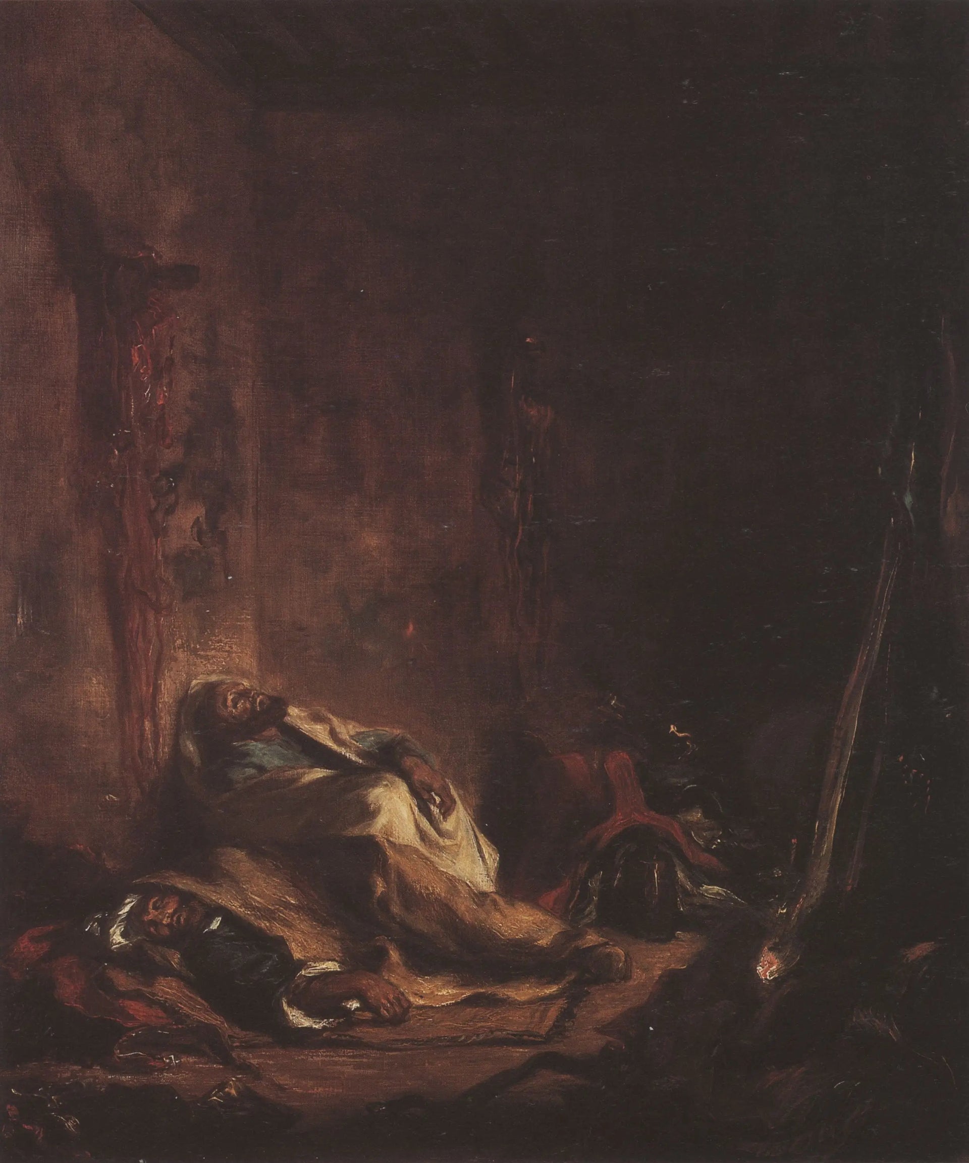 Corps de garde à Meknès - Eugène Delacroix image 2 reproduction réalisée par Alpha Reproduction