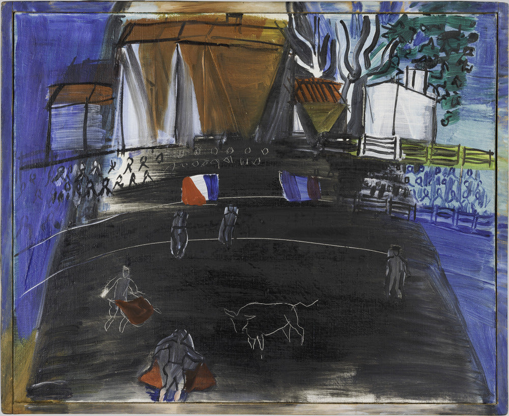Corrida course de taureaux - Raoul Dufy image 1 reproduction artisanale de tableau