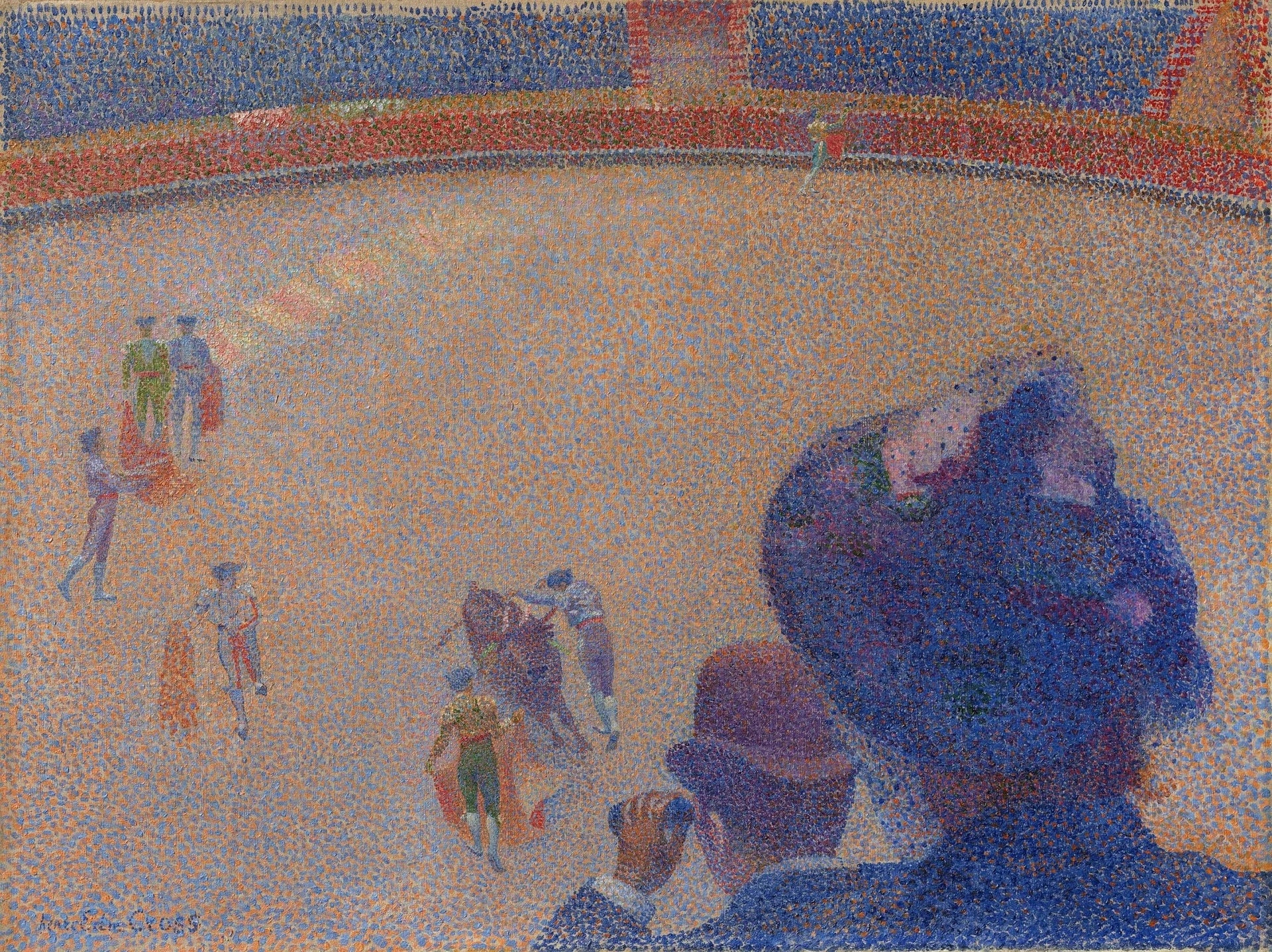 Corrida - Henri-Edmond Cross image 1 reproduction artisanale de tableau