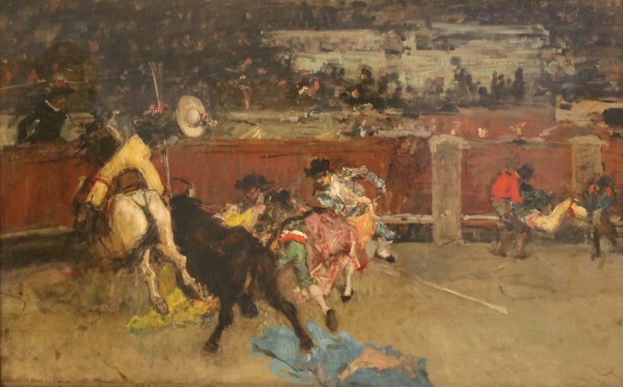 Corrida. Picador blessé - Mariano Fortuny Marsal