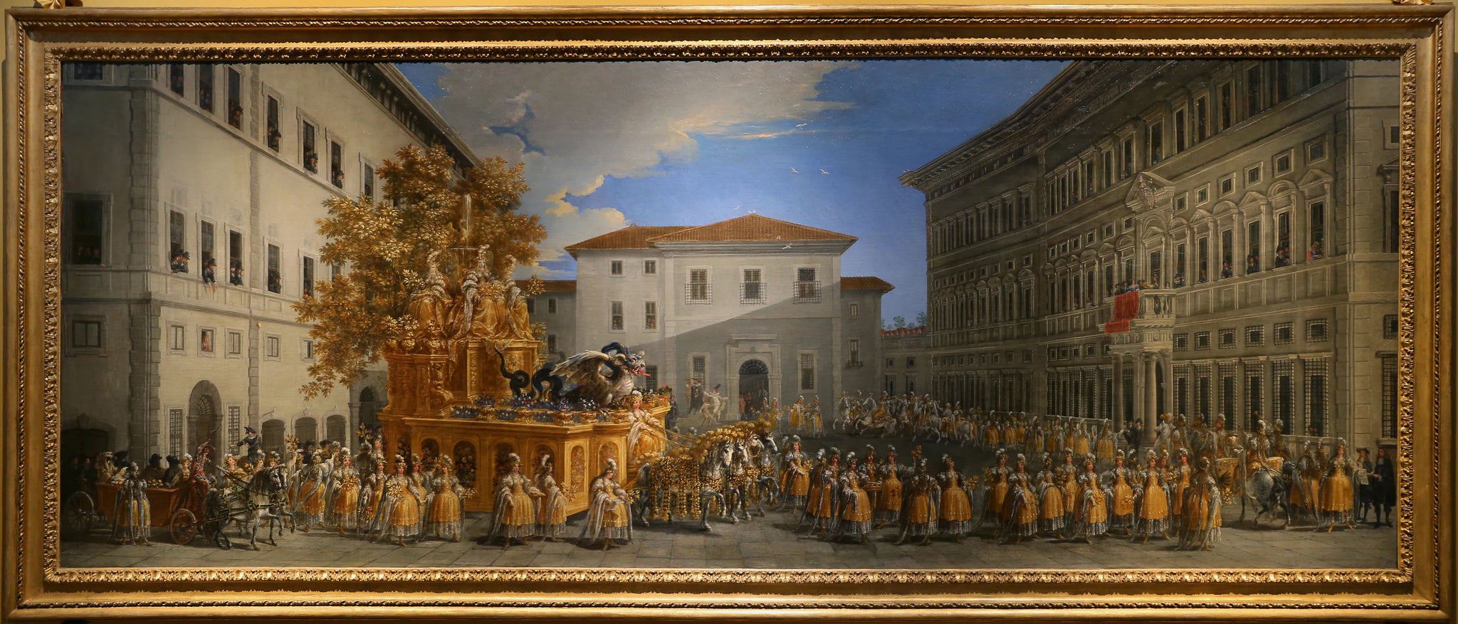 Le Cortège du char d'or du prince Borghèse - Johann Paul Schor