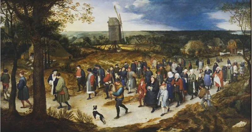 cortège nuptial - Jan Brueghel l'Ancien image 1 reproduction réalisée par Alpha Reproduction