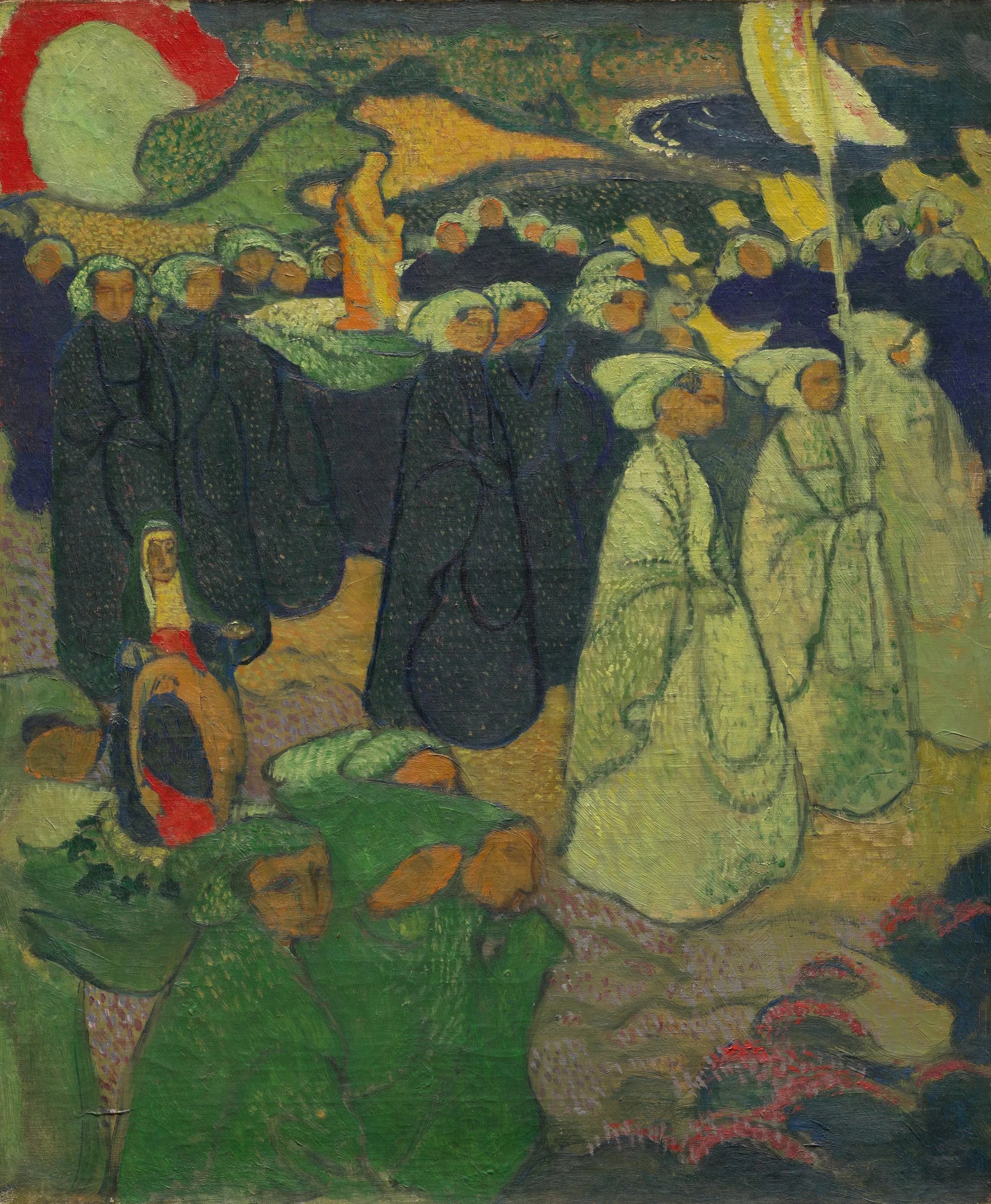 Cortège ou Pardon à Perros-Guirec - Maurice Denis image 1 reproduction artisanale de tableau
