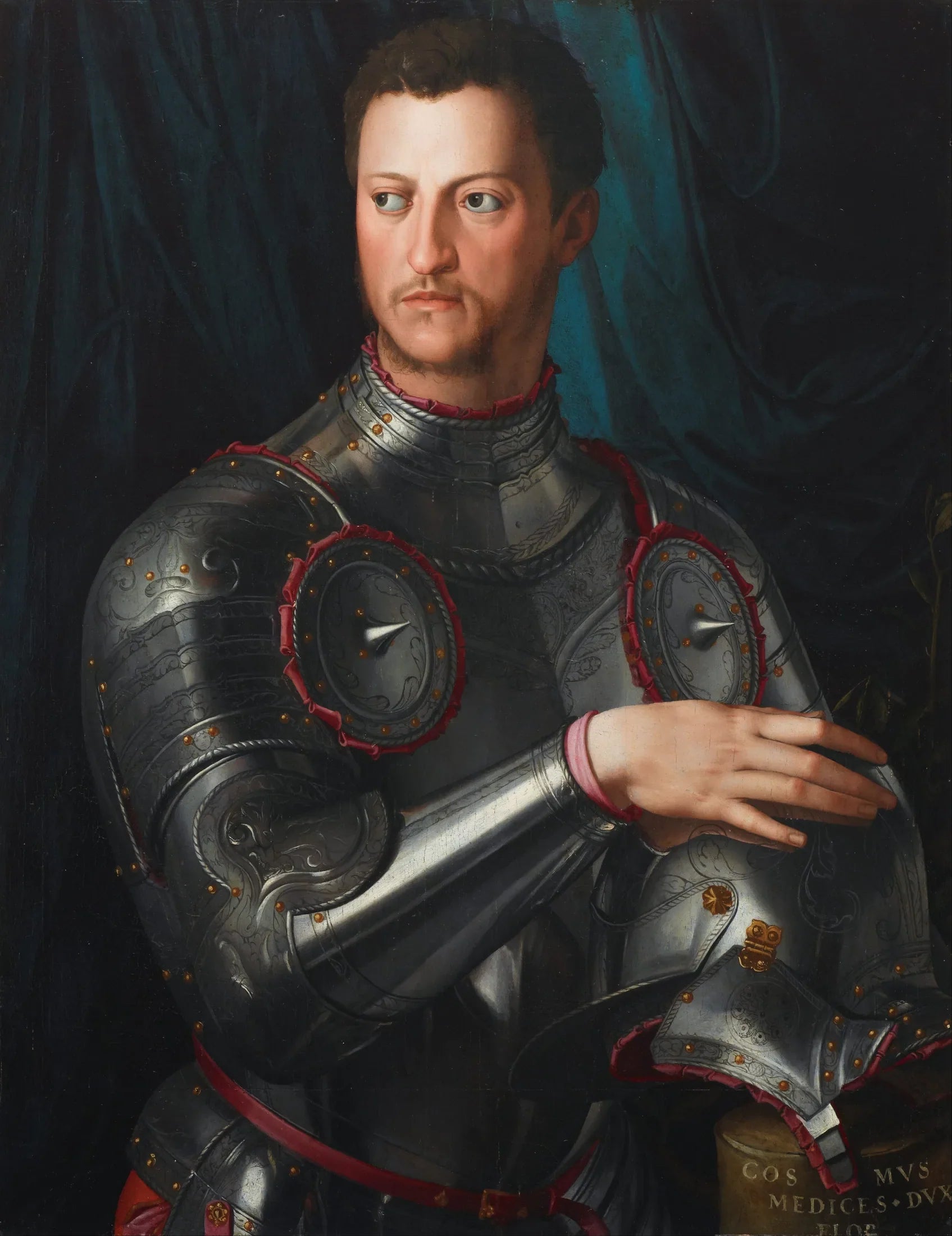 Cosme Ier de Toscane en armure - Bronzino image 1 reproduction artisanale de tableau