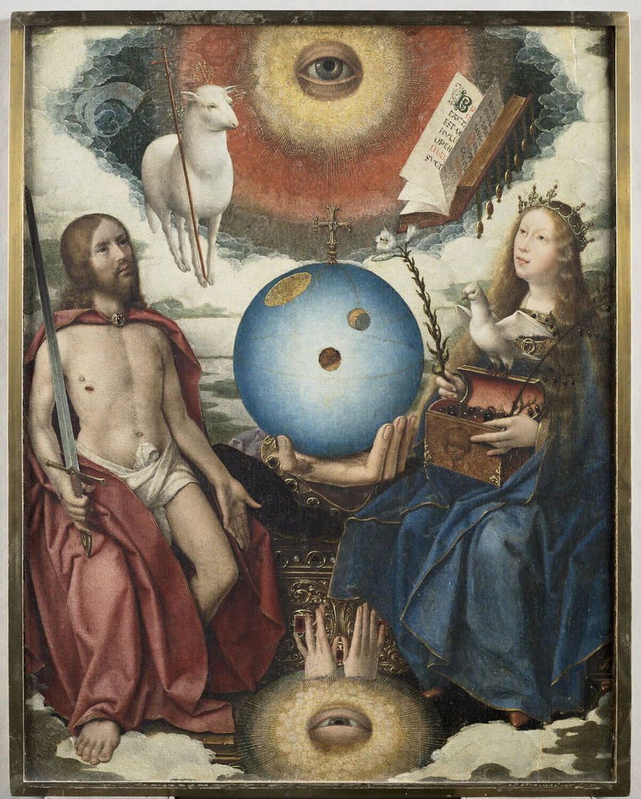Le Cosmos sous l'oeil de Dieu, en présence du Christ-juge et de l'Église - Jan Provost