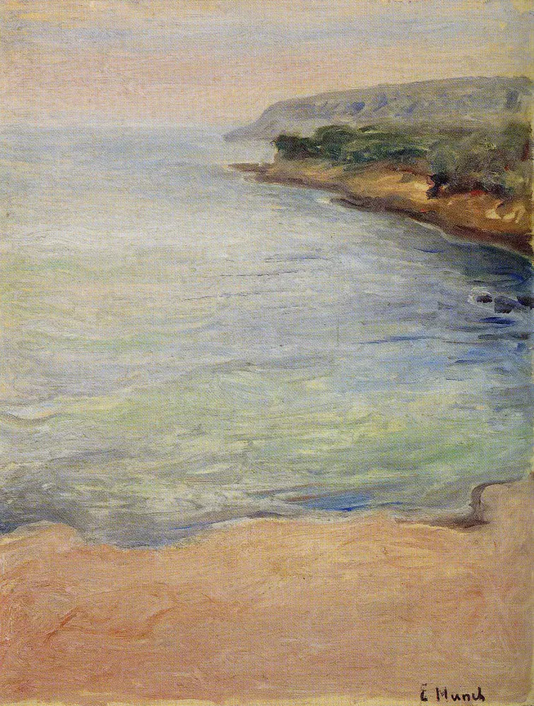 Côte d'Azur - Edvard Munch image 1 reproduction de peinture à l’huile