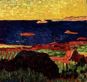 Côte de Caranteque - Alexej von Jawlensky image 1 copie de tableau peinte à la main