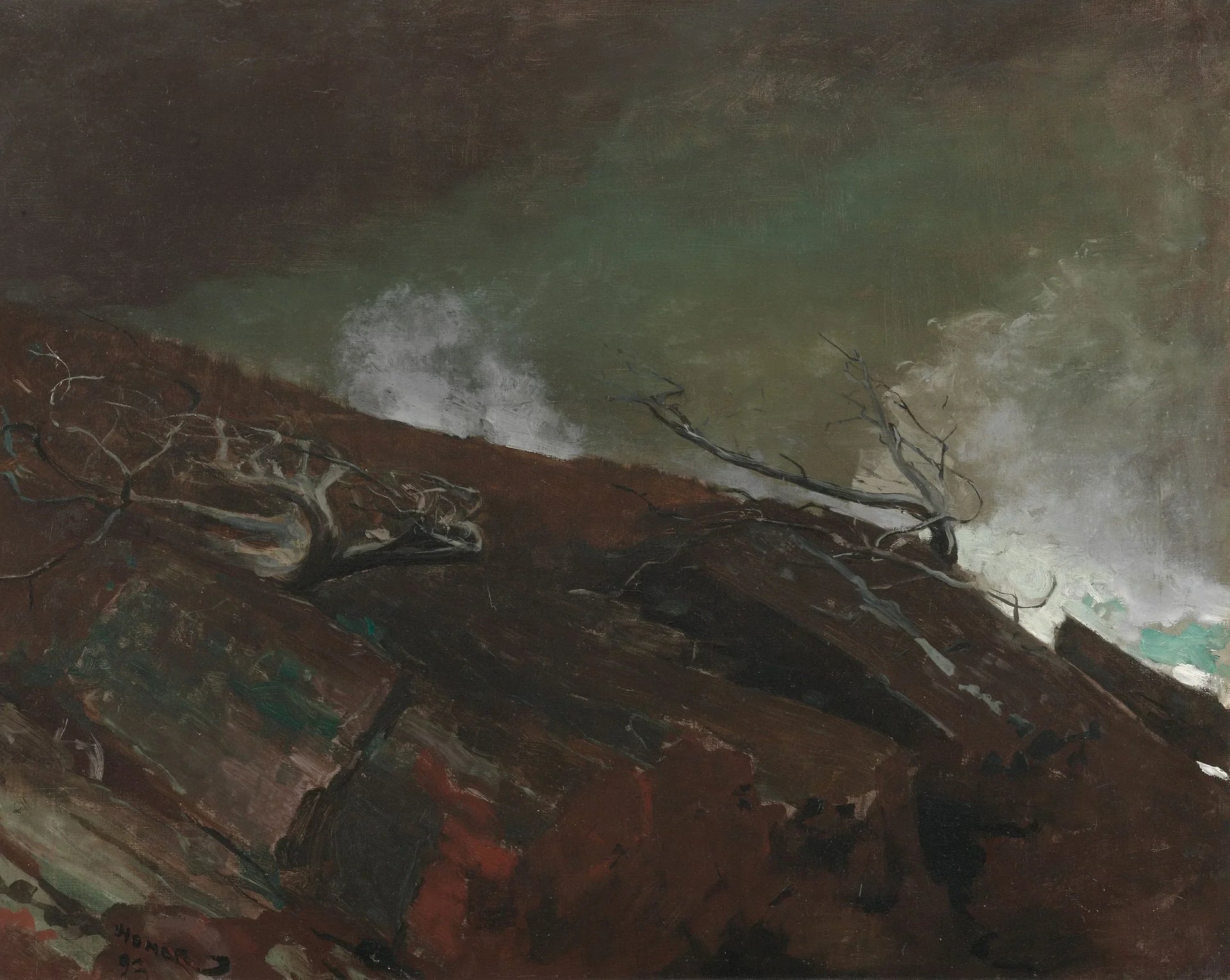 Côte du Maine - Winslow Homer image 1 reproduction réalisée par Alpha Reproduction