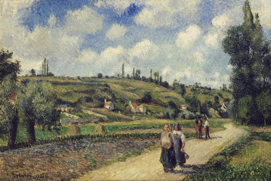 Côte du Valhermeil, Auvers-sur-Oise - Camille Pissarro