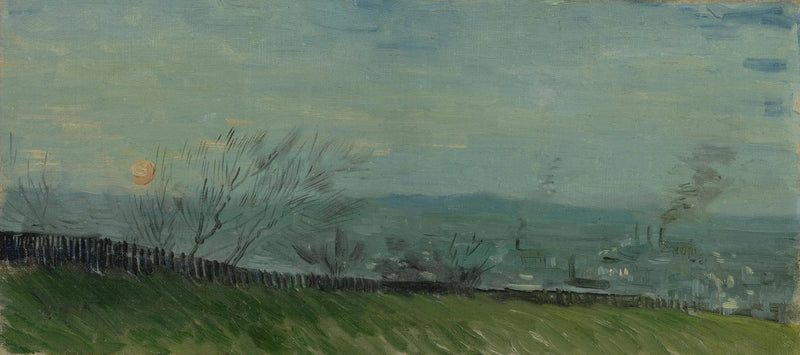 Coucher de soleil à Montmartre - Vincent van Gogh