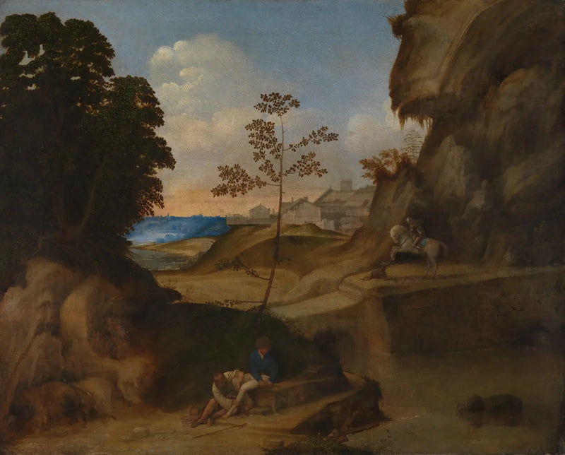 Coucher de soleil - Giorgione