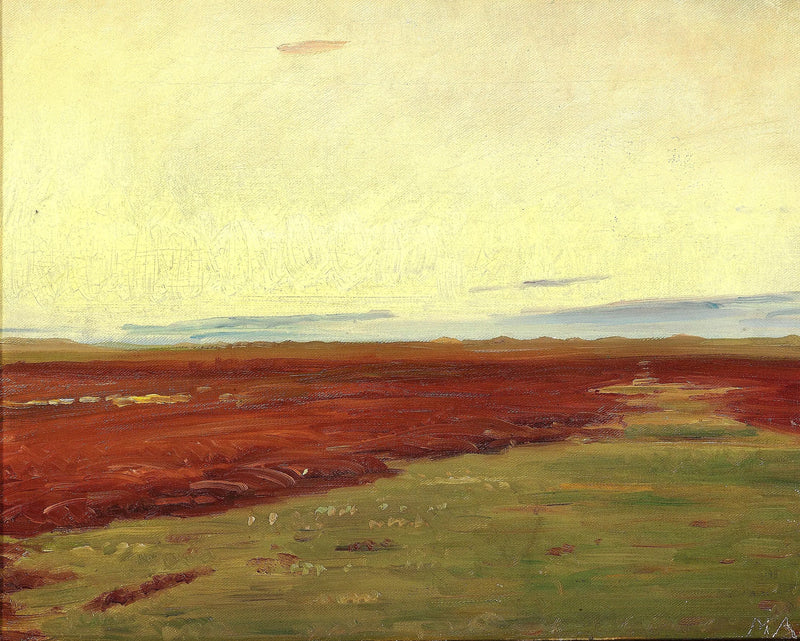 Coucher de soleil sur Brovandene, à Skagen. - Michael Peter Ancher
