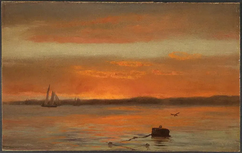 Coucher de soleil - William Bradford