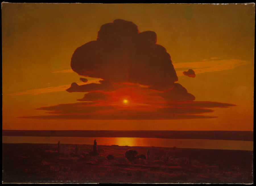 Coucher de soleil rouge - Arkhyp Kuindzhi (Arkhip Ivanovich Kuindzhi)
