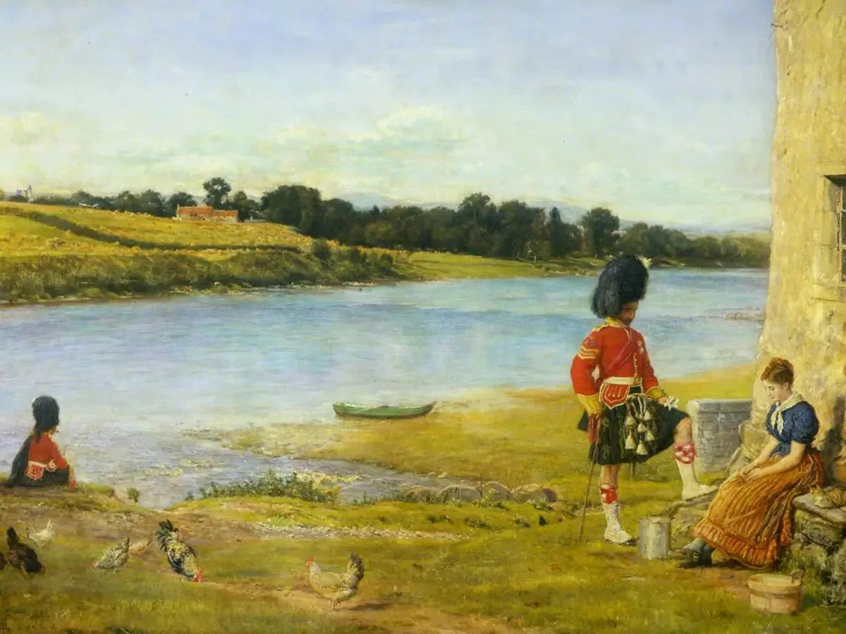 Coulant vers la mer - John Everett Millais image 1 copie de tableau peinte à la main