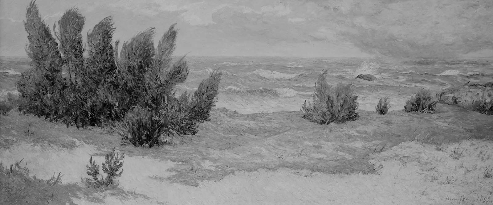 Coup de vent - Maxime Maufra image 1 reproduction de peinture à l’huile