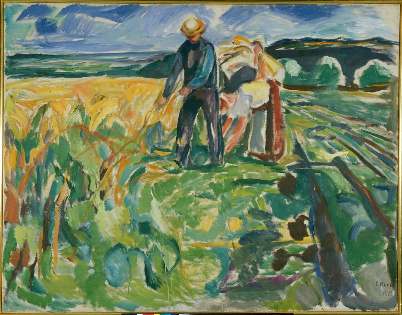 Coupe de maïs - Edvard Munch