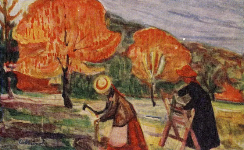 Coupe et Taille du bois - Edvard Munch